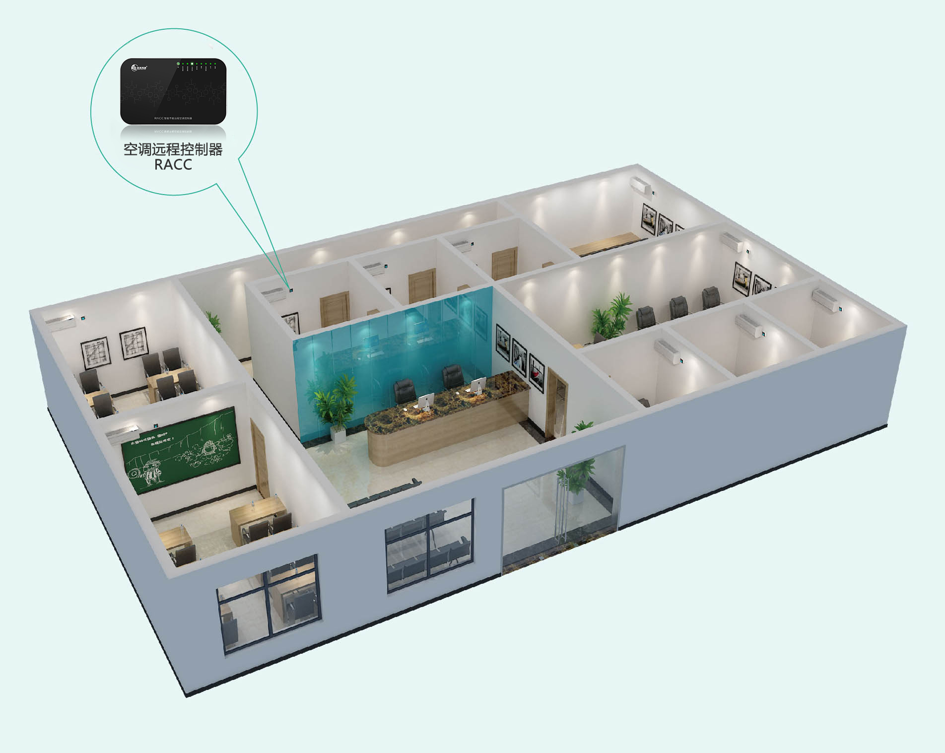 珠江商管辦公室分體空調(diào)智能遠程控制系統(tǒng)應(yīng)用實踐